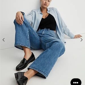 The curvy perfect vintage wide-leg crop jean